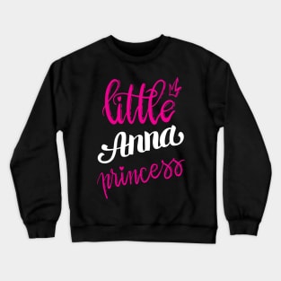 Little Anna Princess Crewneck Sweatshirt
